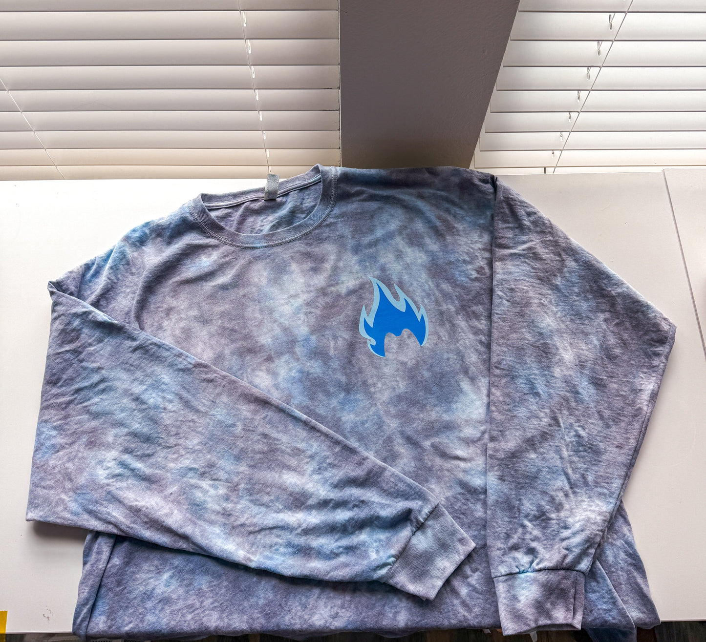 Lord of the Dead Hades Villain-Inspired Hand-Dyed Unisex Long Sleeve Shirt 