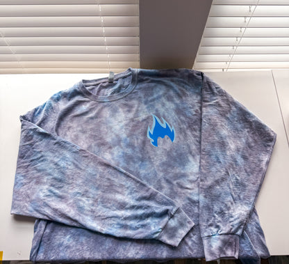 Lord of the Dead Hades Villain-Inspired Hand-Dyed Unisex Long Sleeve Shirt 