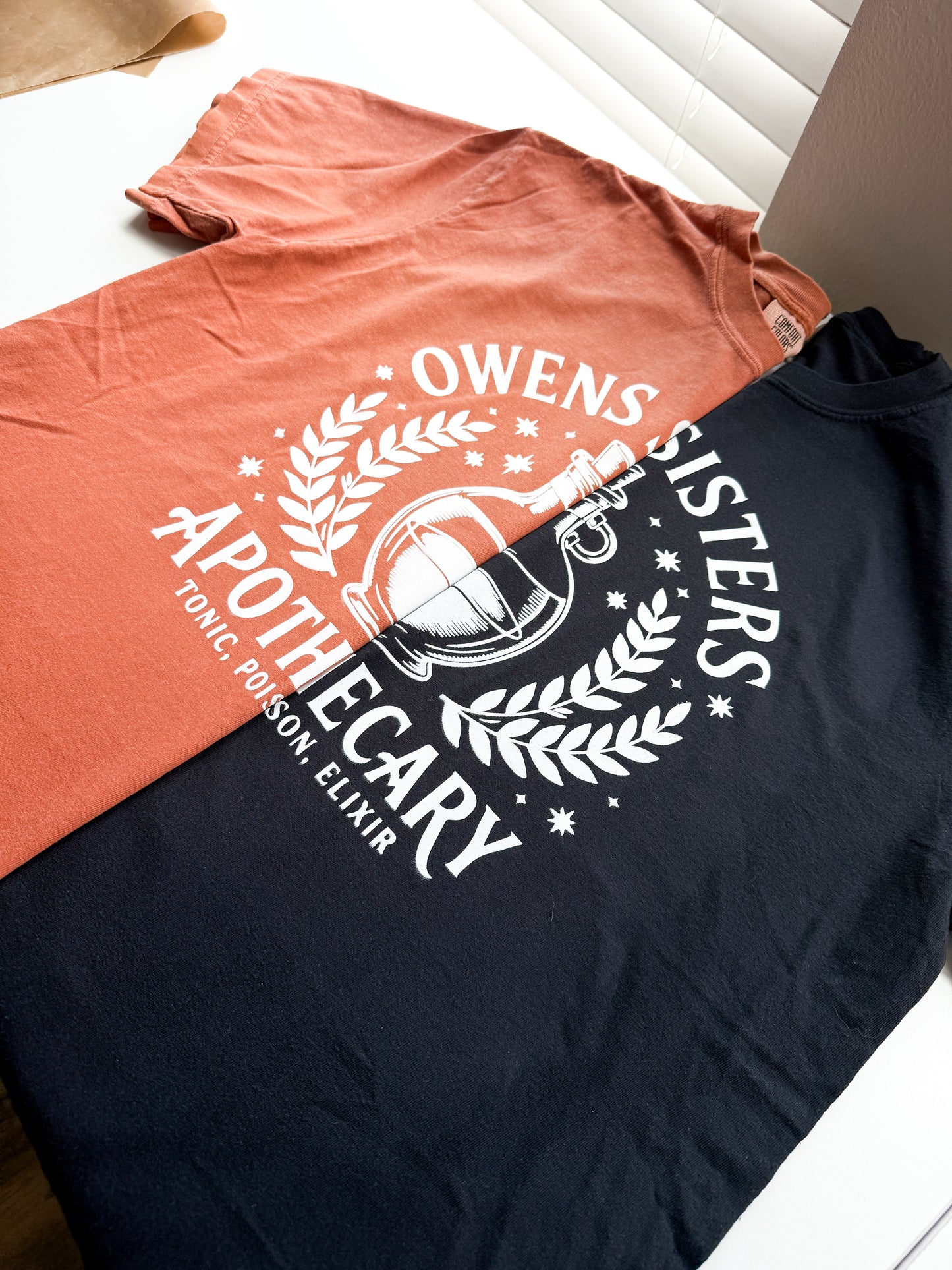 Owens Sisters Apothecary Practical Magic Inspired Comfort Color Shirt