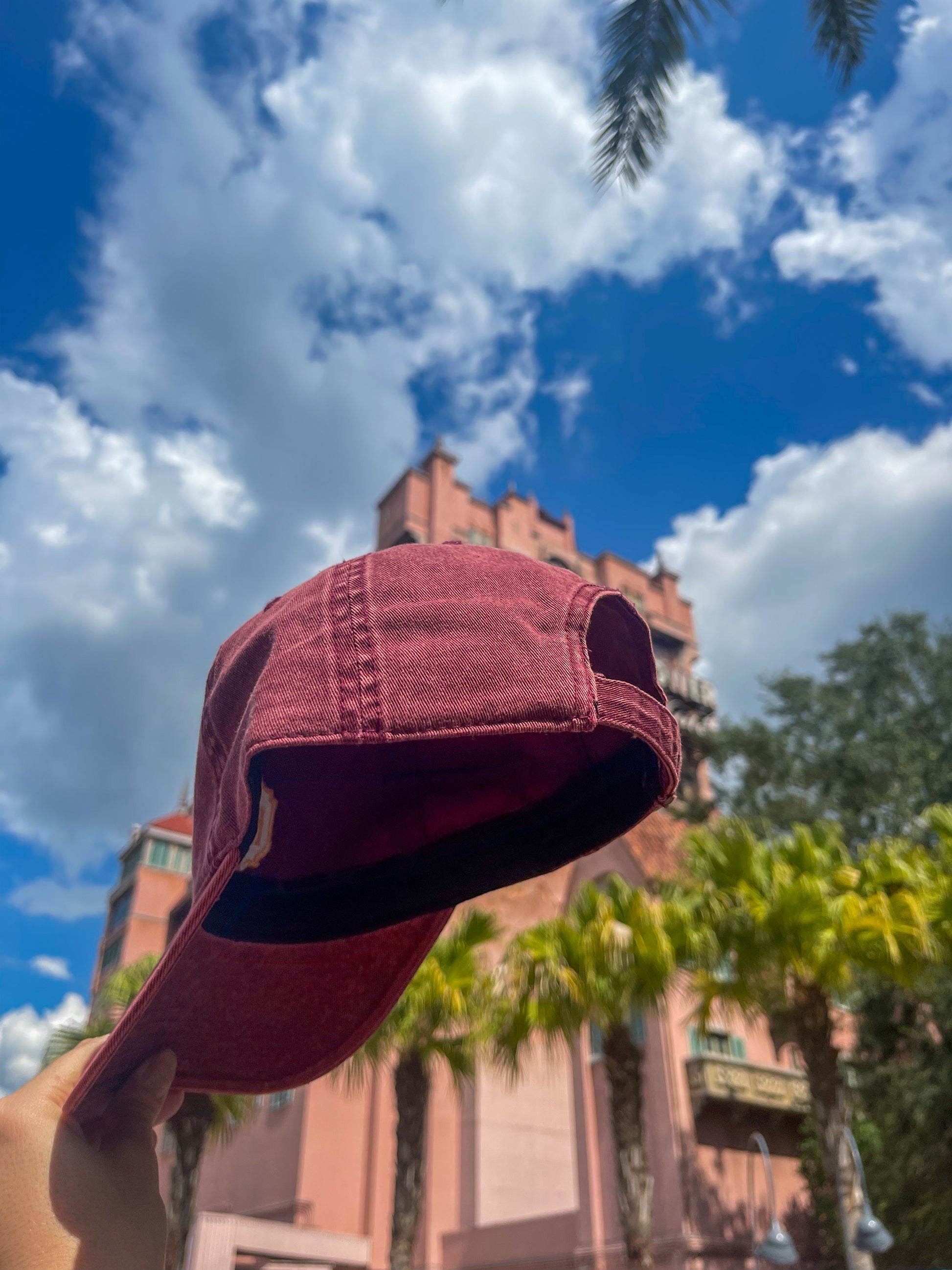 Tower of Terror Vintage Cotton Twill Embroidered Hat Cap - The Bold Designer