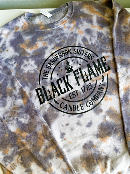 Black Flame Candle Co. Tie Dye Heavy Blend Crewneck Sweatshirt 