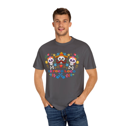 Un Poco Loco Coco Unisex Garment-Dyed T-shirt 