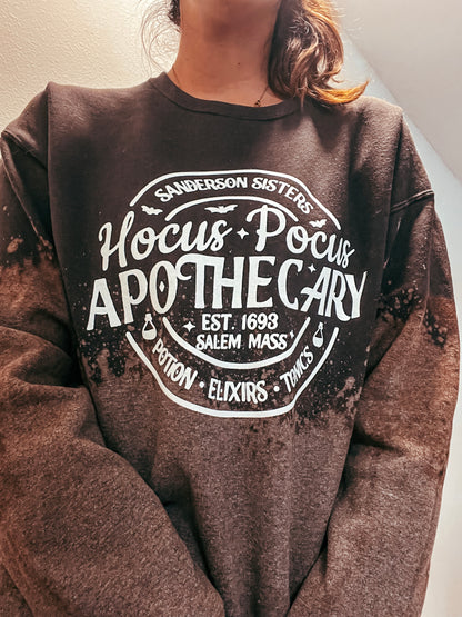 Hocus Pocus Sanderson Sisters Reverse Dye Heavy Blend Crewneck Sweatshirt - The Bold Designer