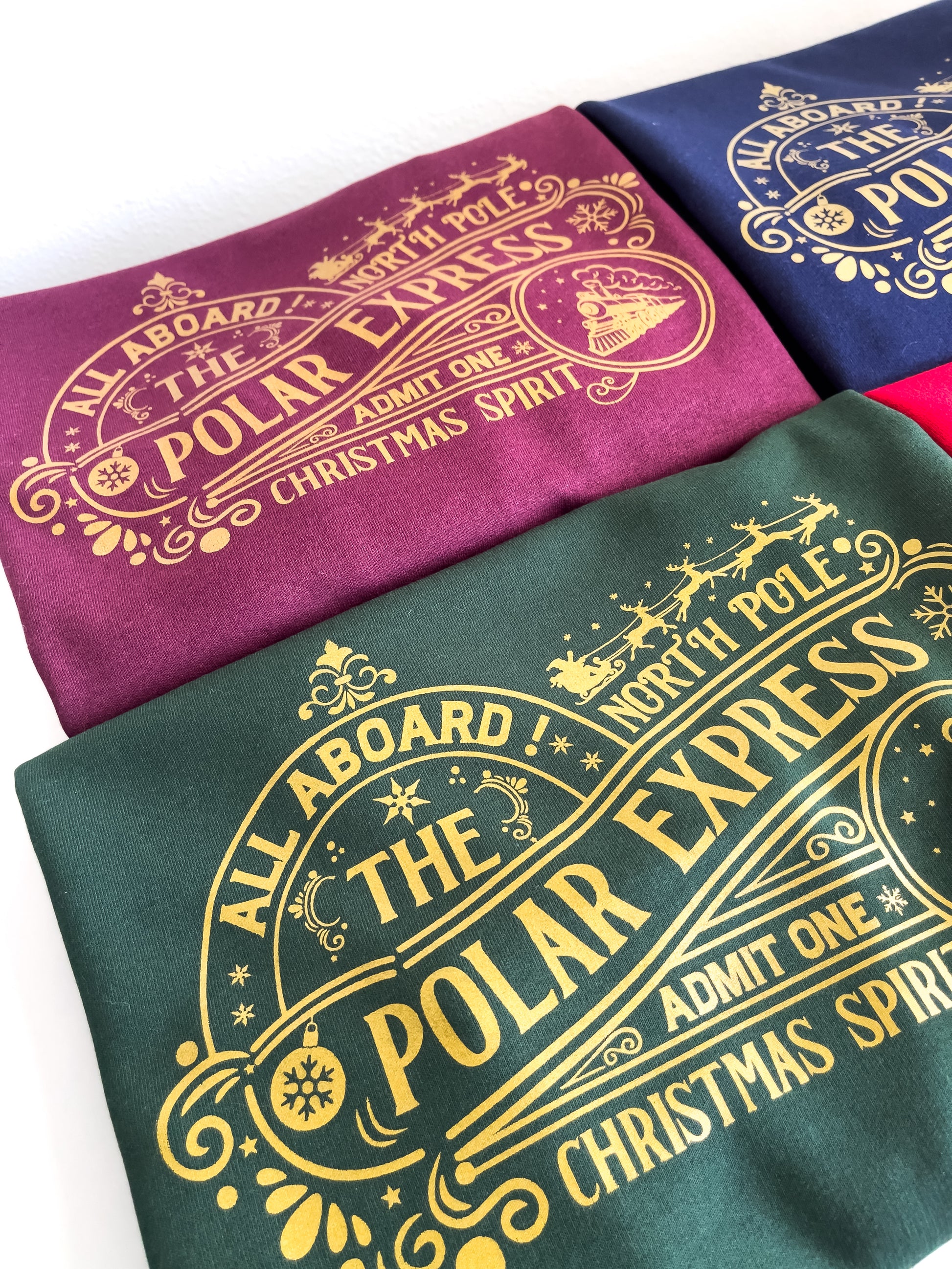 All Aboard The Polar Express Crewneck Sweatshirt - The Bold Designer