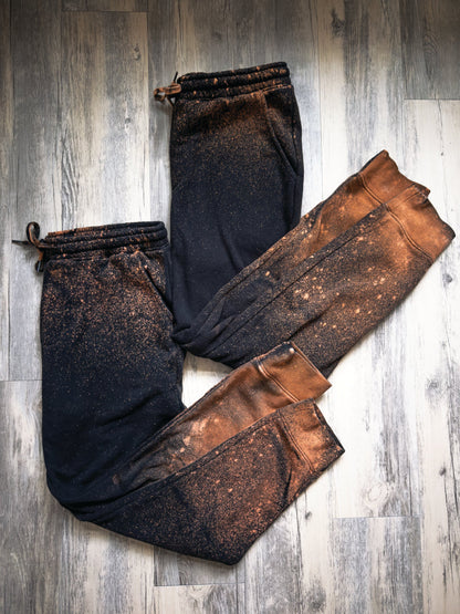 Women's Reverse Tie Dye Jogger Sweatpants 
