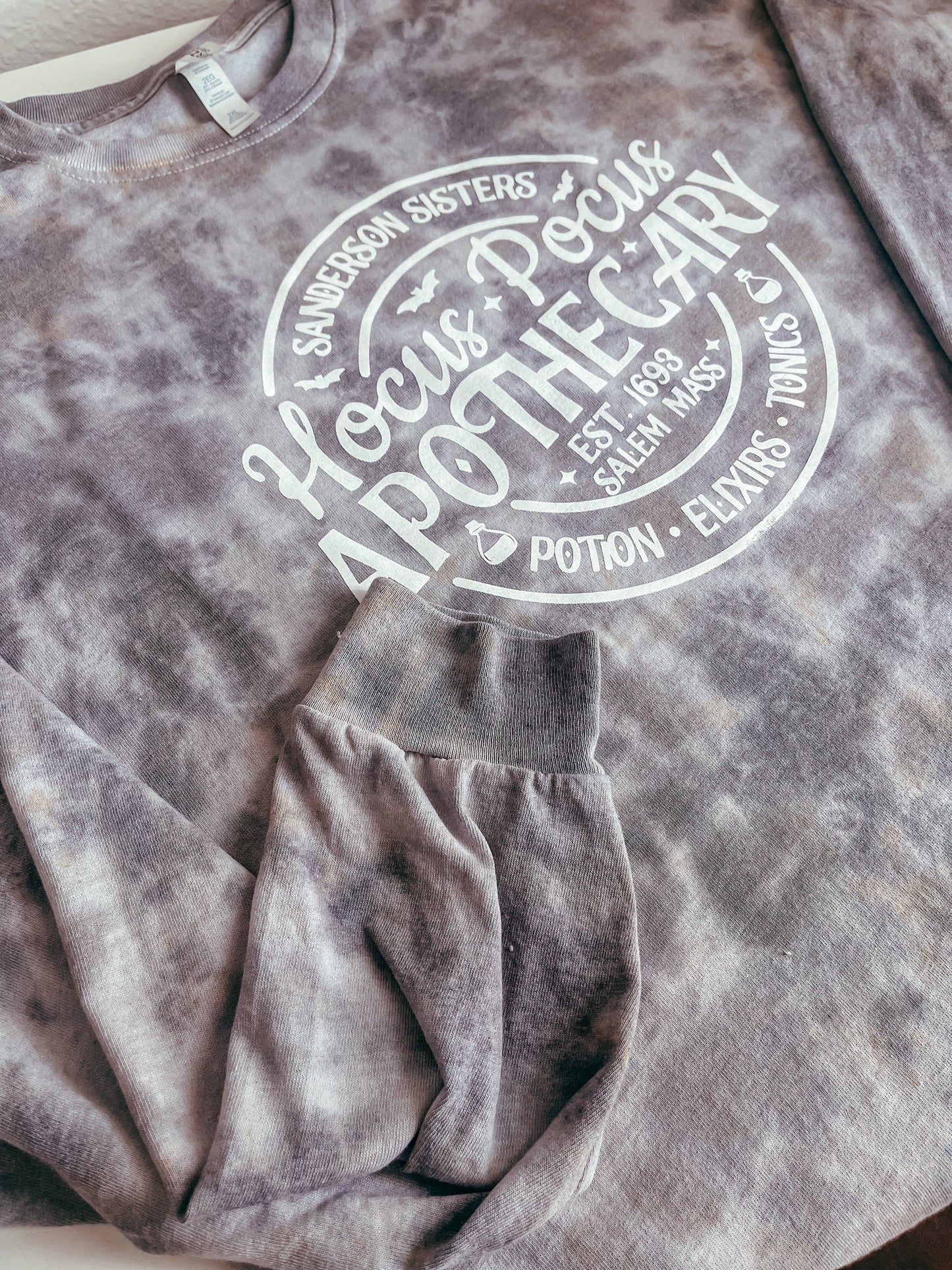 Hocus Pocus Sanderson Sisters Soft Tie Dye Long Sleeve - The Bold Designer