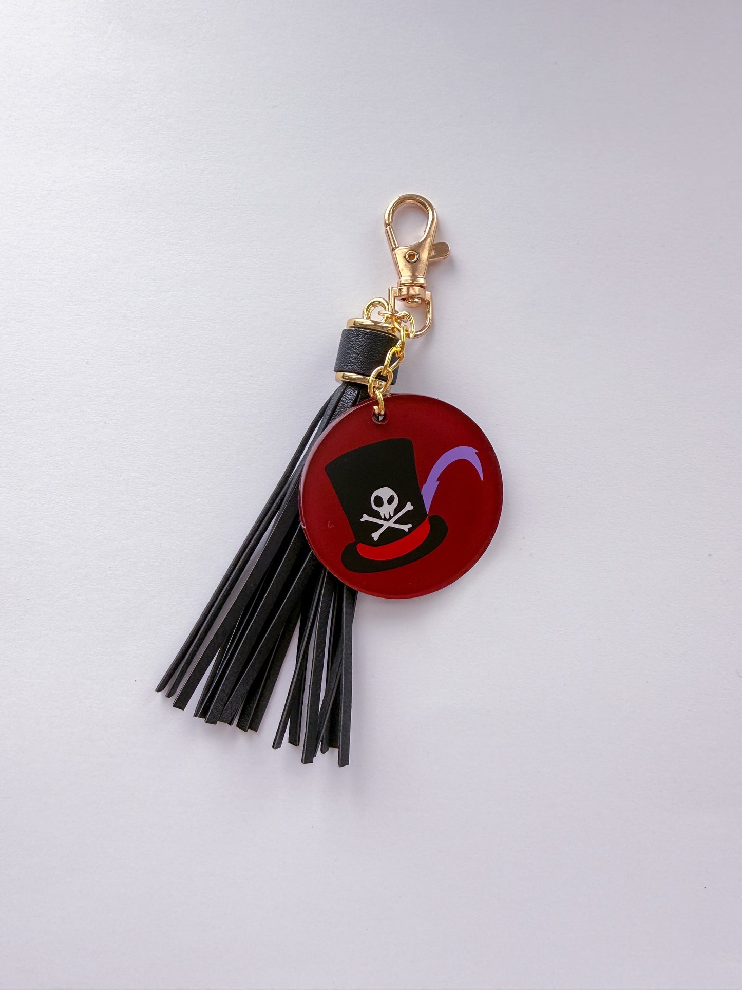 Voodoo Dr. Facilier Princess and the Frog-Inspired Hand-Painted Acrylic Keychain 