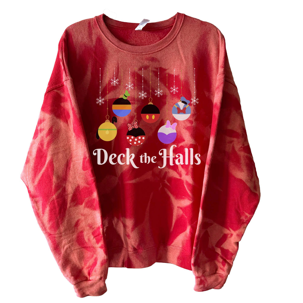 Deck the Halls Reverse Dye Crewneck Sweatshirt 