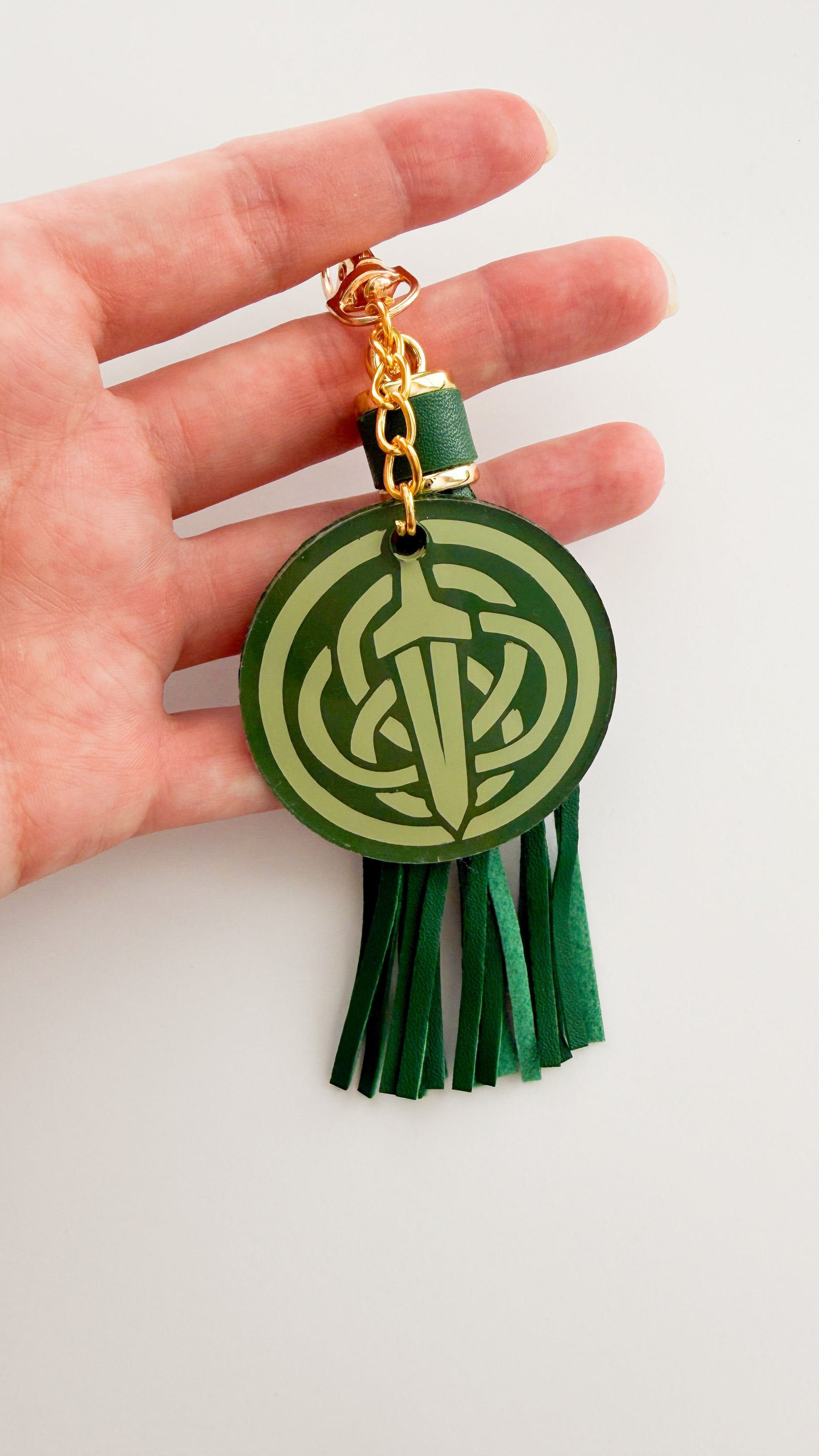 Clan Symbol Merida Brave Inspired Hand-Painted Acrylic Keychain 