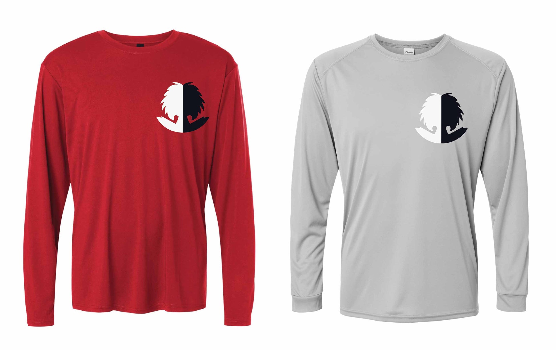 Villains Cruella-Inspired 50+ UPF Long Sleeve Shirt, Unisex Dri-Fit Performance Rashguard Shirt 