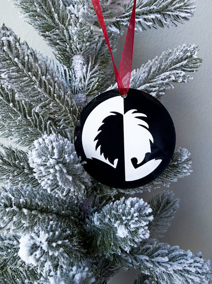 Cruella De Vil Christmas Acrylic Hand Painted Ornament 