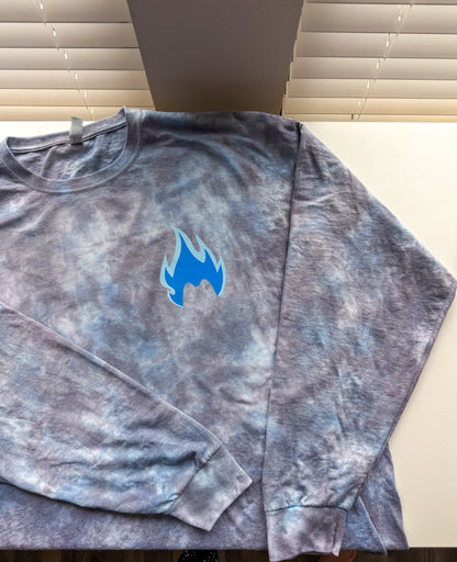 Lord of the Dead Hades Villain-Inspired Hand-Dyed Unisex Long Sleeve Shirt 