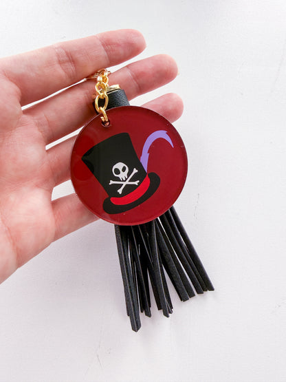 Voodoo Dr. Facilier Princess and the Frog-Inspired Hand-Painted Acrylic Keychain 