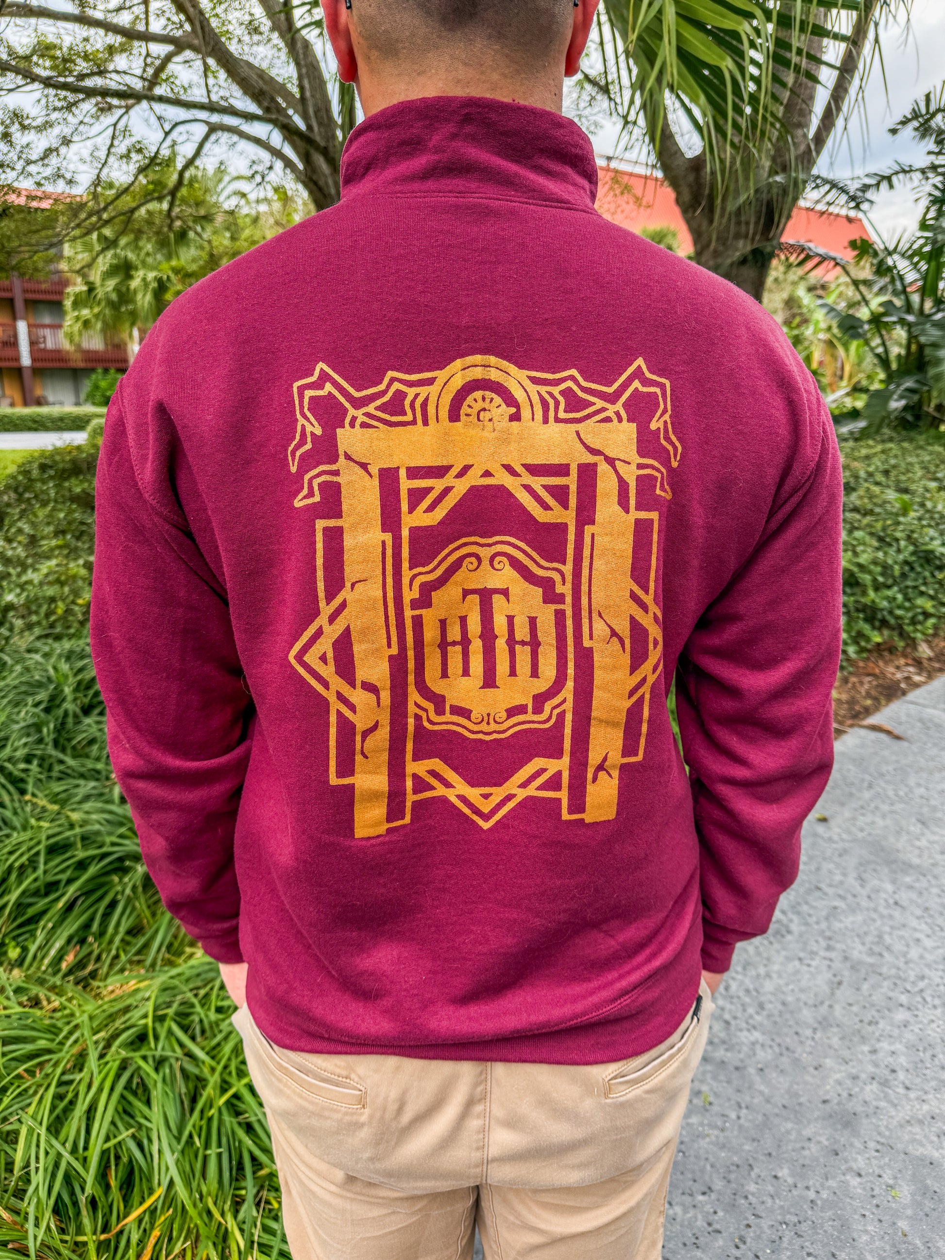 Tower of Terror Quarter Zip Sweatshirt - The Bold Designer