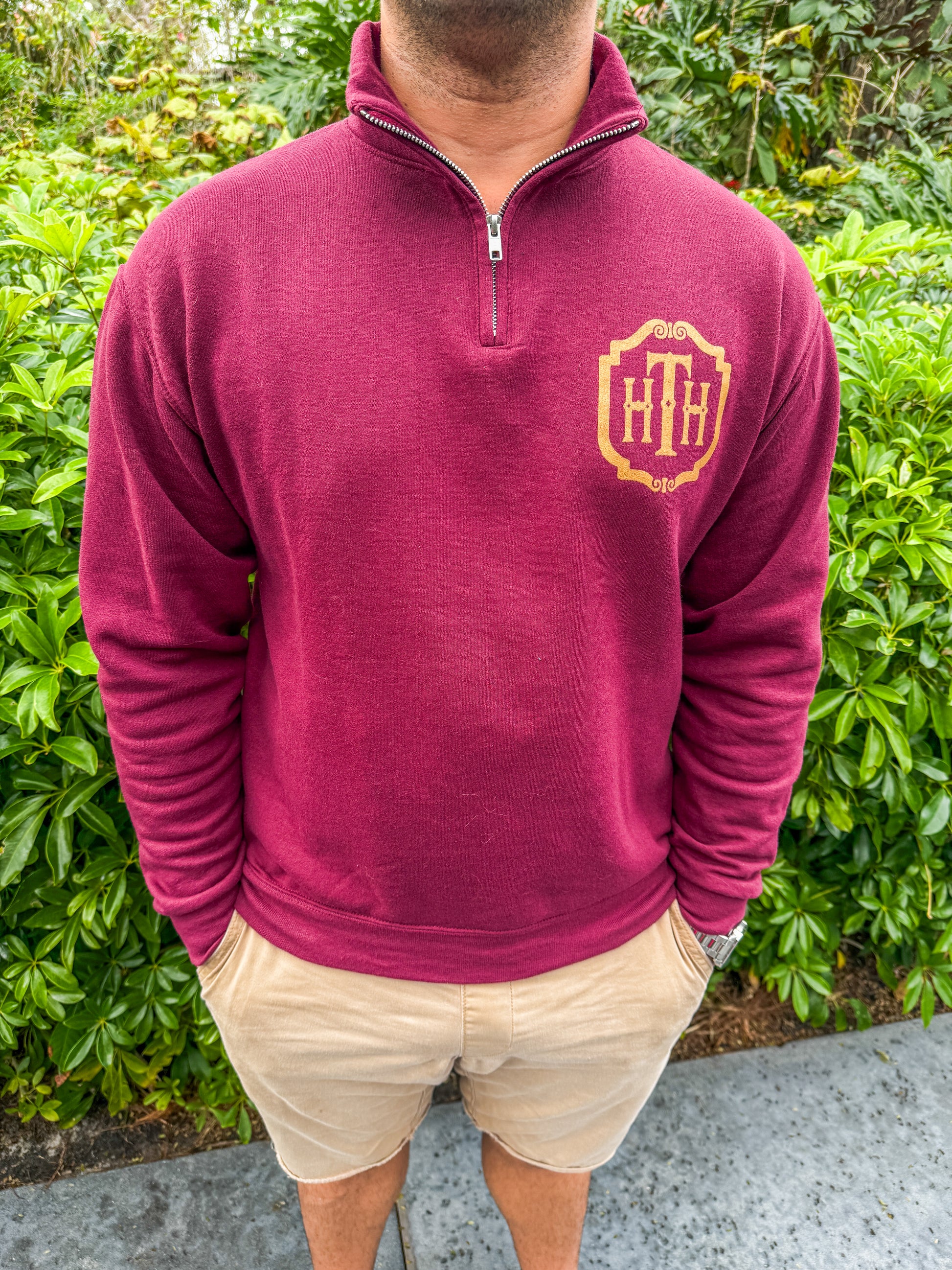 Tower of Terror Quarter Zip Sweatshirt - The Bold Designer