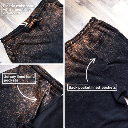 Women's Reverse Tie Dye Jogger Sweatpants 