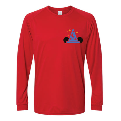 Sorcerer Mickey Fantasia-Inspired 50+ UPF Disney Vacation Long Sleeve Shirt 