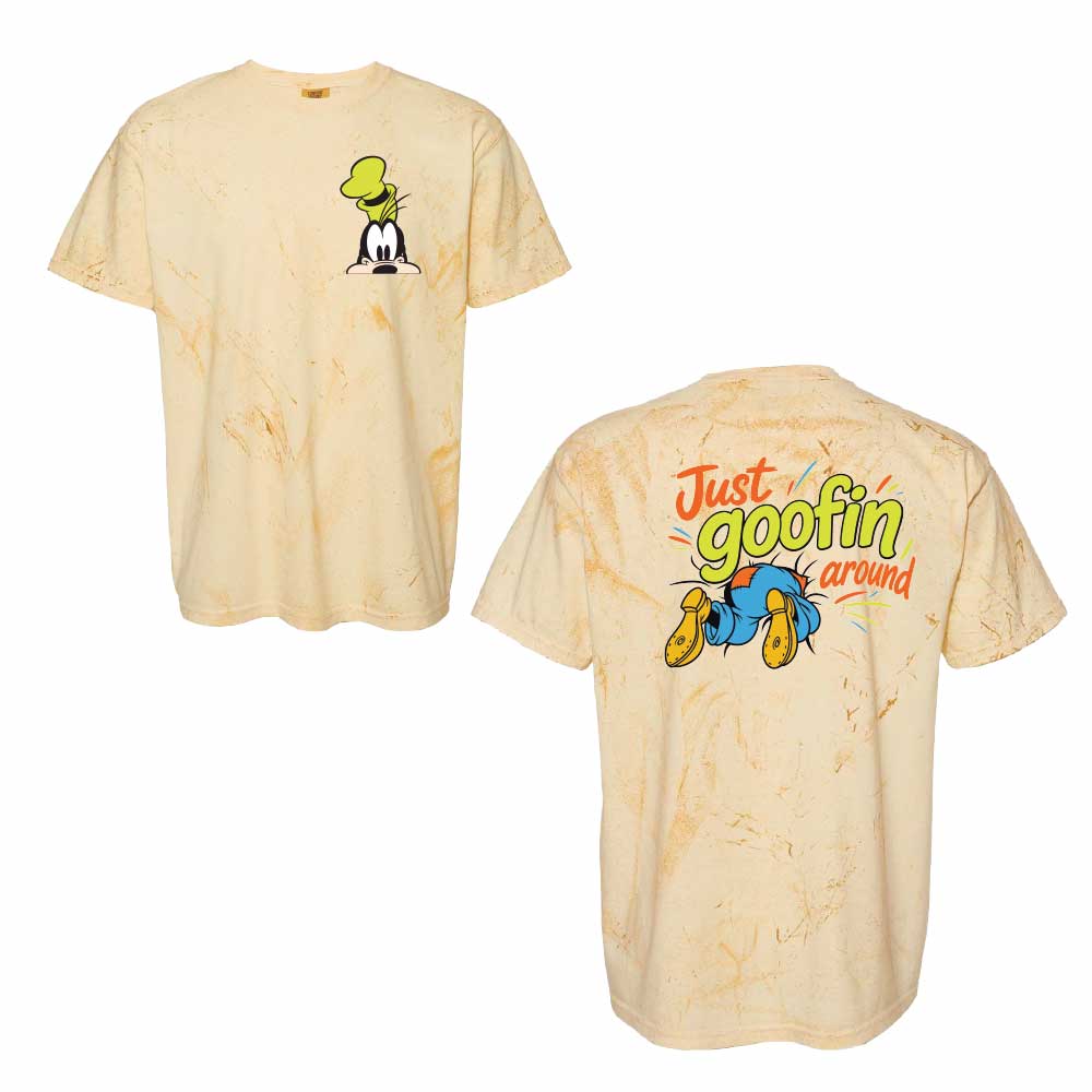 Just Goofin' Around Goofy-Inspired Comfort Colors Colorblast Shirt 