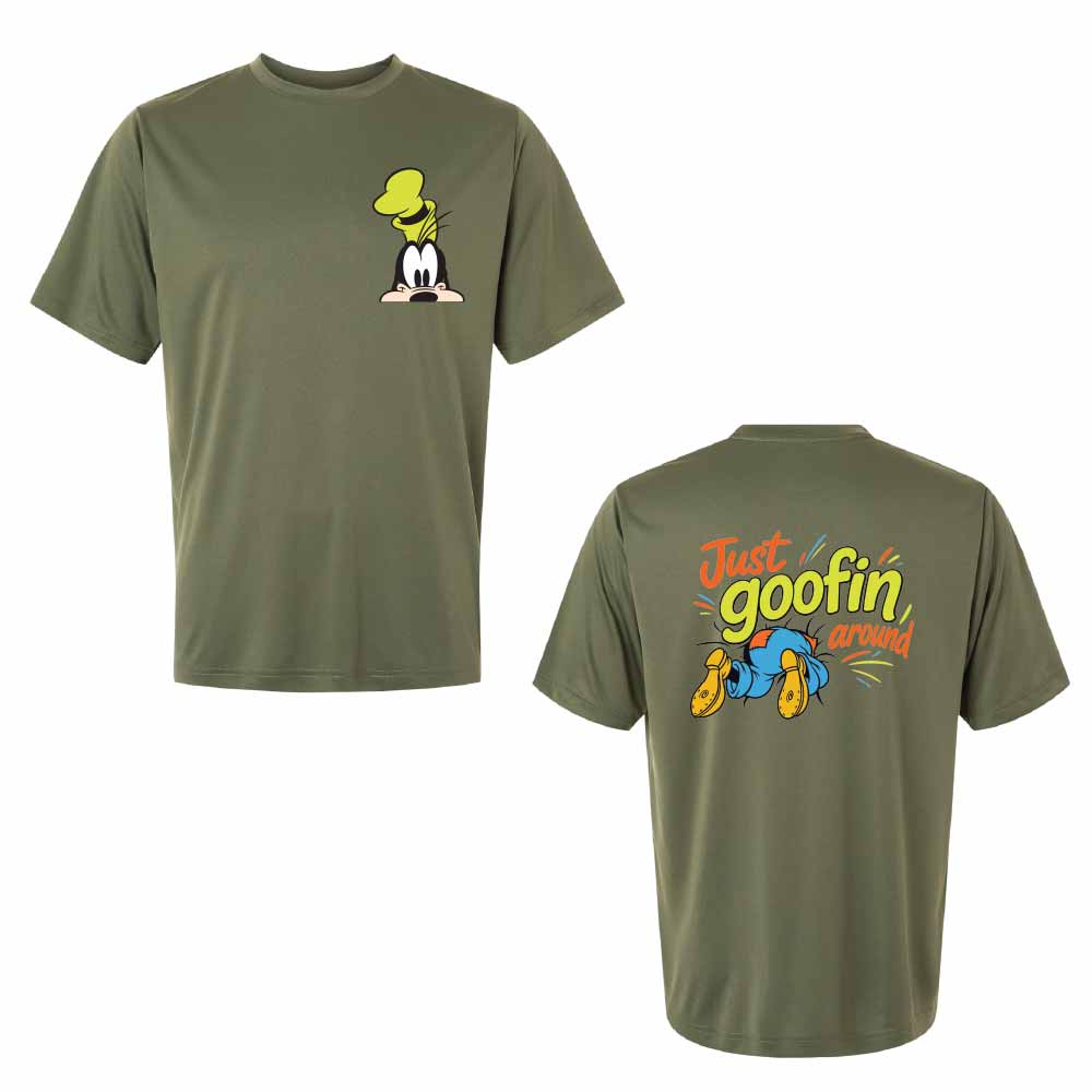 Just Goofin Around Goofy-Inspired 40+ UPF Unisex Dri-Fit Performance Short Sleeve Shirt (Copy) 