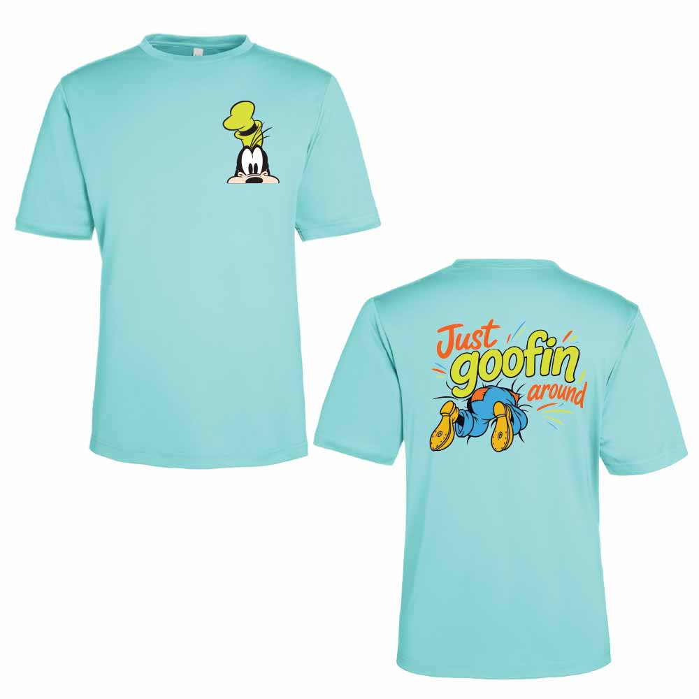 Just Goofin Around Goofy-Inspired 40+ UPF Unisex Dri-Fit Performance Short Sleeve Shirt (Copy) 