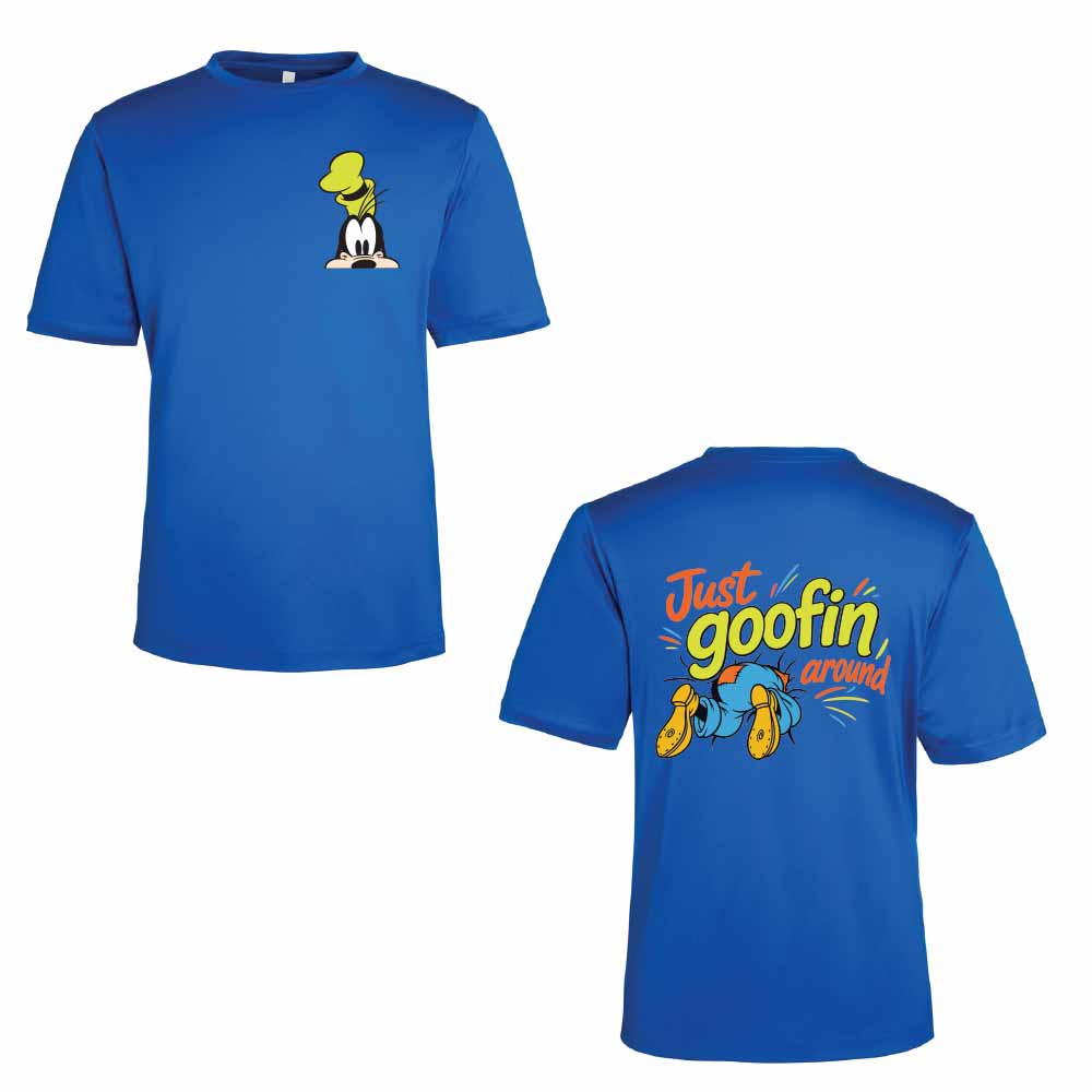 Just Goofin Around Goofy-Inspired 40+ UPF Unisex Dri-Fit Performance Short Sleeve Shirt (Copy) 