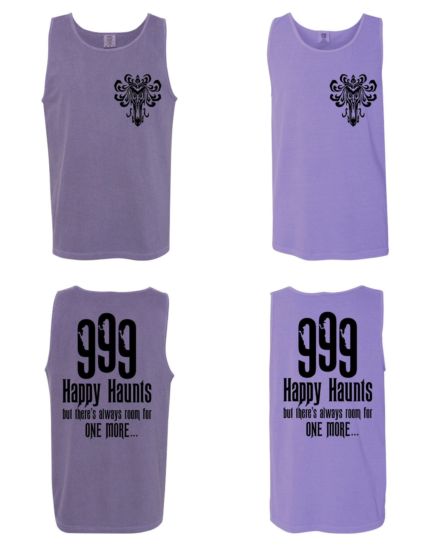Welcome Foolish Mortals Haunted Mansion Inspired Comfort Colors Tank Top 