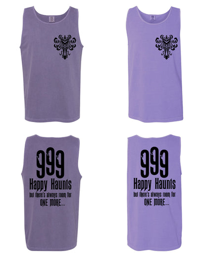 Welcome Foolish Mortals Haunted Mansion Inspired Comfort Colors Tank Top 