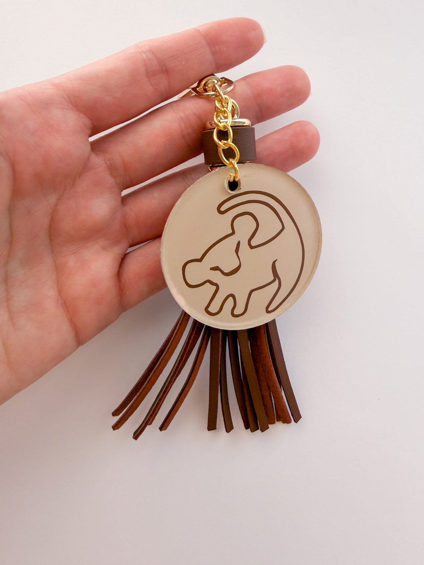 He Lives In You Simba Lion King Inspired Hand-Painted Keychain 