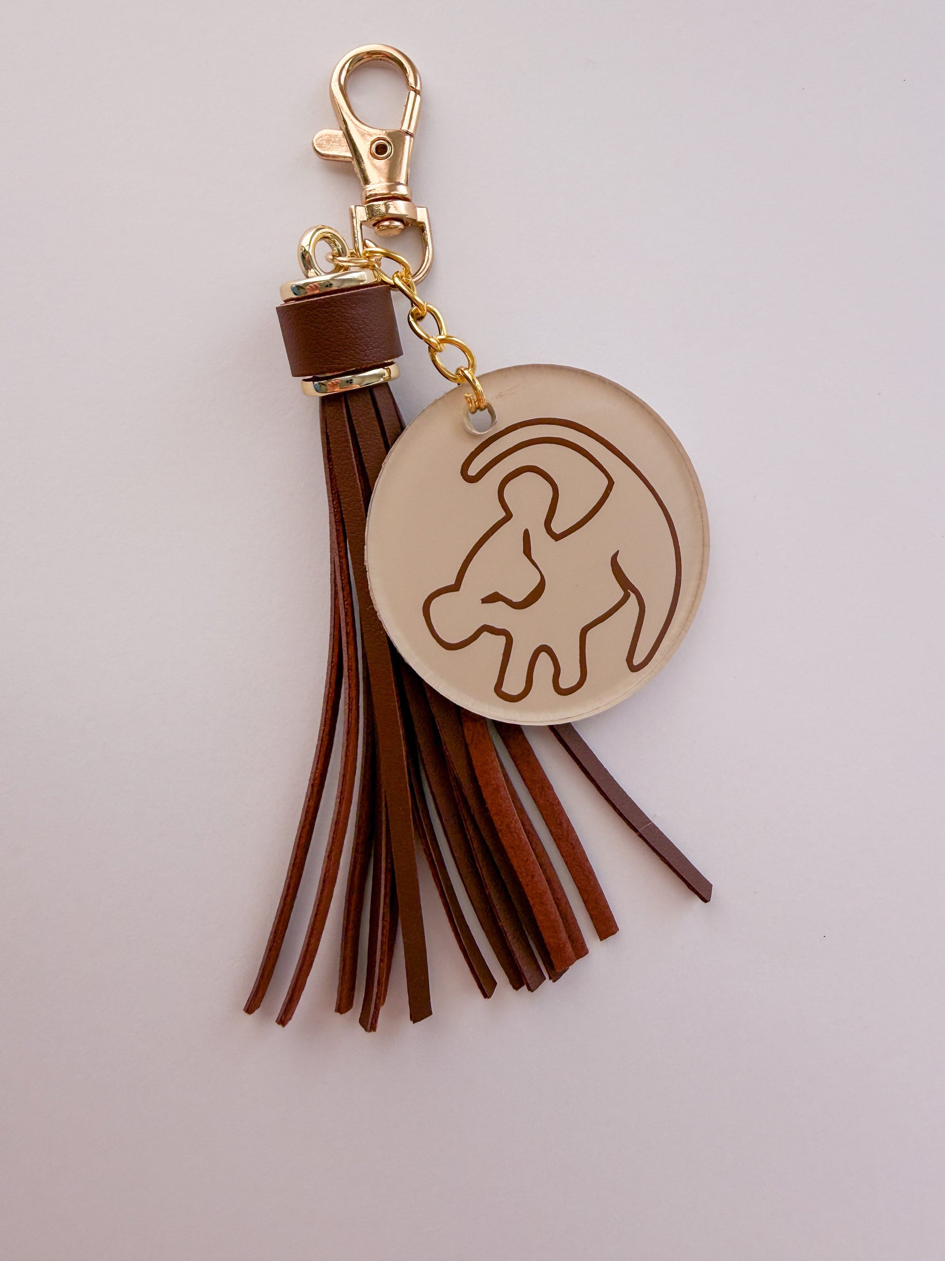 He Lives In You Simba Lion King Inspired Hand-Painted Keychain 