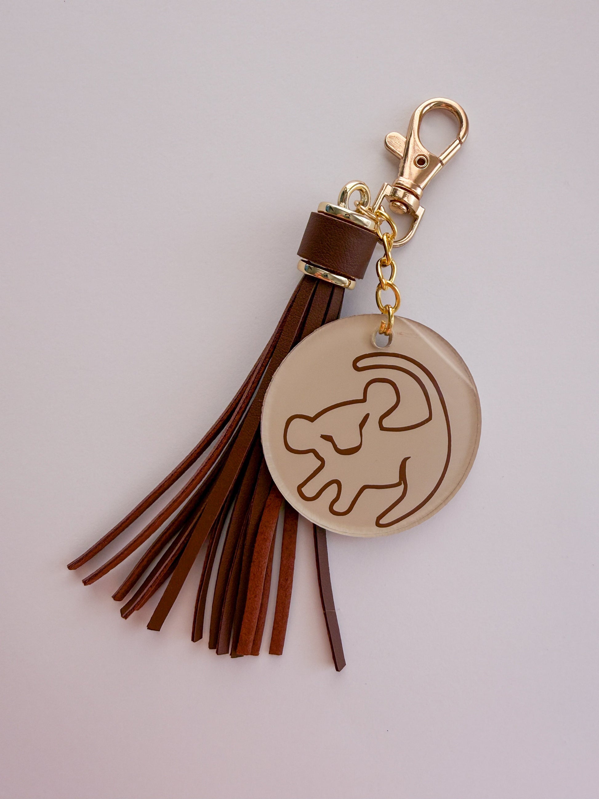 He Lives In You Simba Lion King Inspired Hand-Painted Keychain 