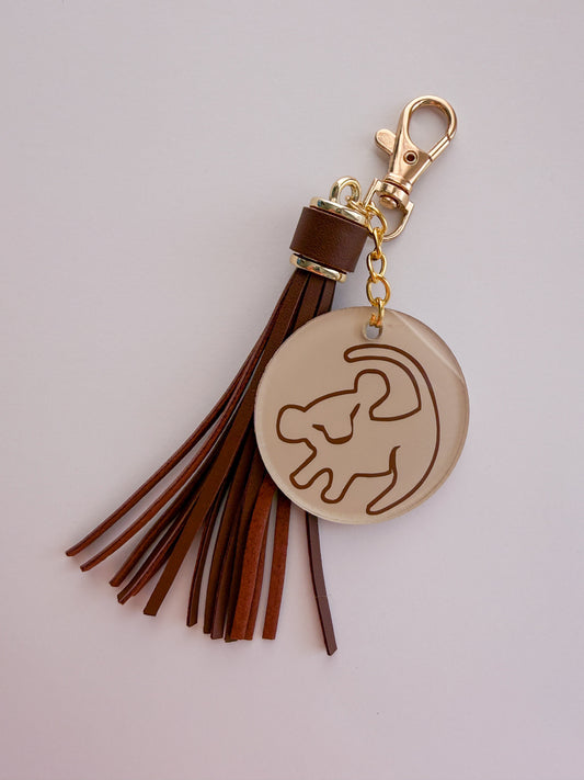 He Lives In You Simba Lion King Inspired Hand-Painted Keychain 