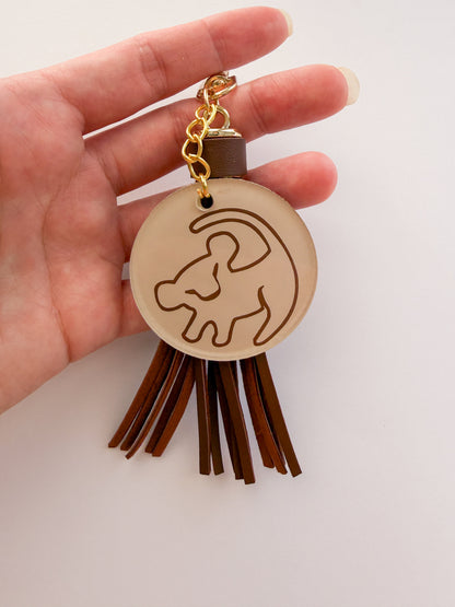 He Lives In You Simba Lion King Inspired Hand-Painted Keychain 