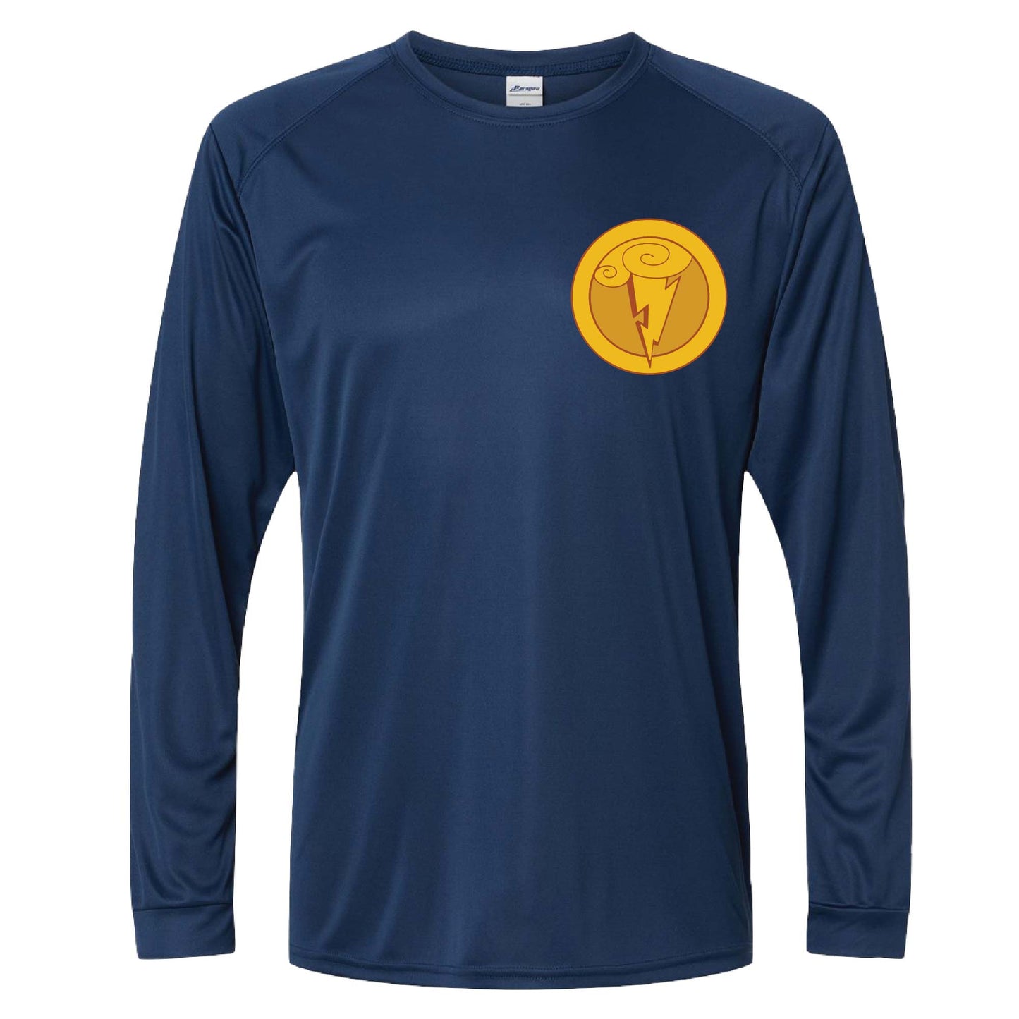 Hercules Medallion Inspired 50+ UPF Unisex Dri-Fit Performance Long Sleeve Shirt - Navy