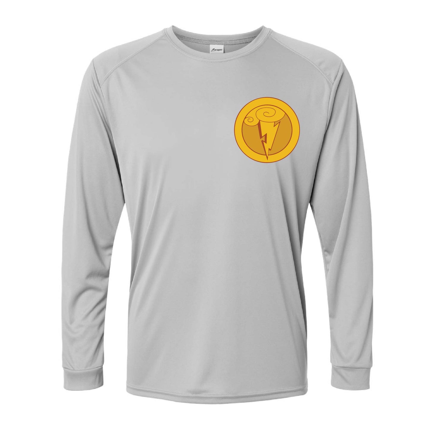 Hercules Medallion Inspired 50+ UPF Unisex Dri-Fit Performance Long Sleeve Shirt - Gray