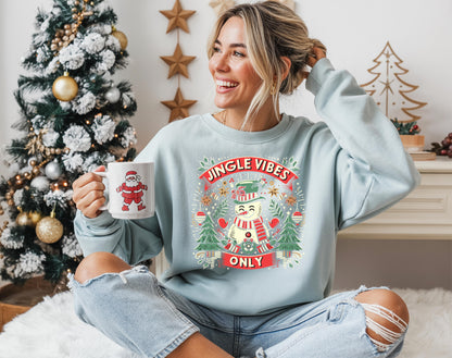 Jingle Vibes Only Crewneck Sweatshirt 