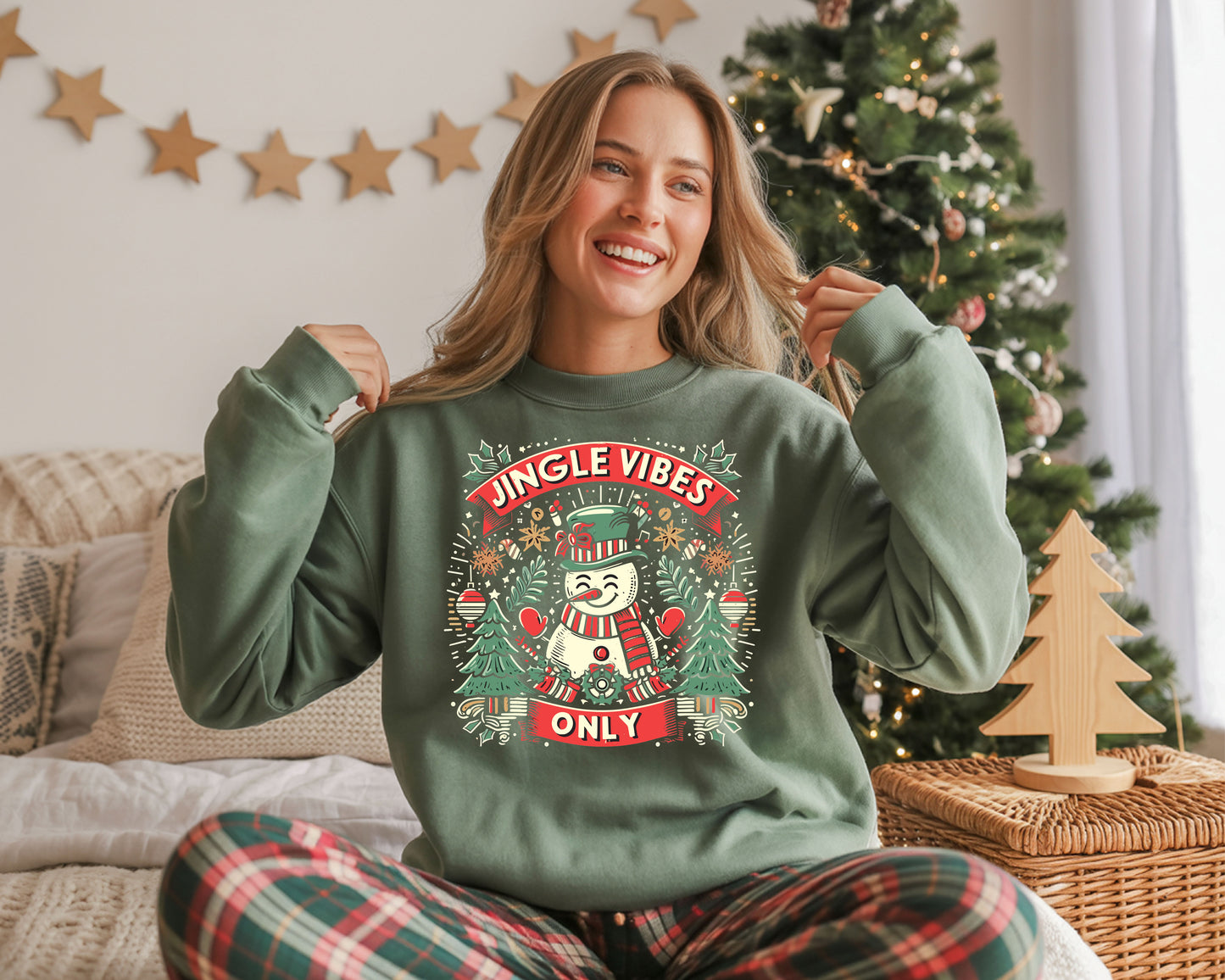 Jingle Vibes Only Crewneck Sweatshirt