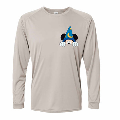 Sorcerer Mickey-Inspired 50+ UPF Unisex Dri-Fit Performance Long Sleeve Shirt 