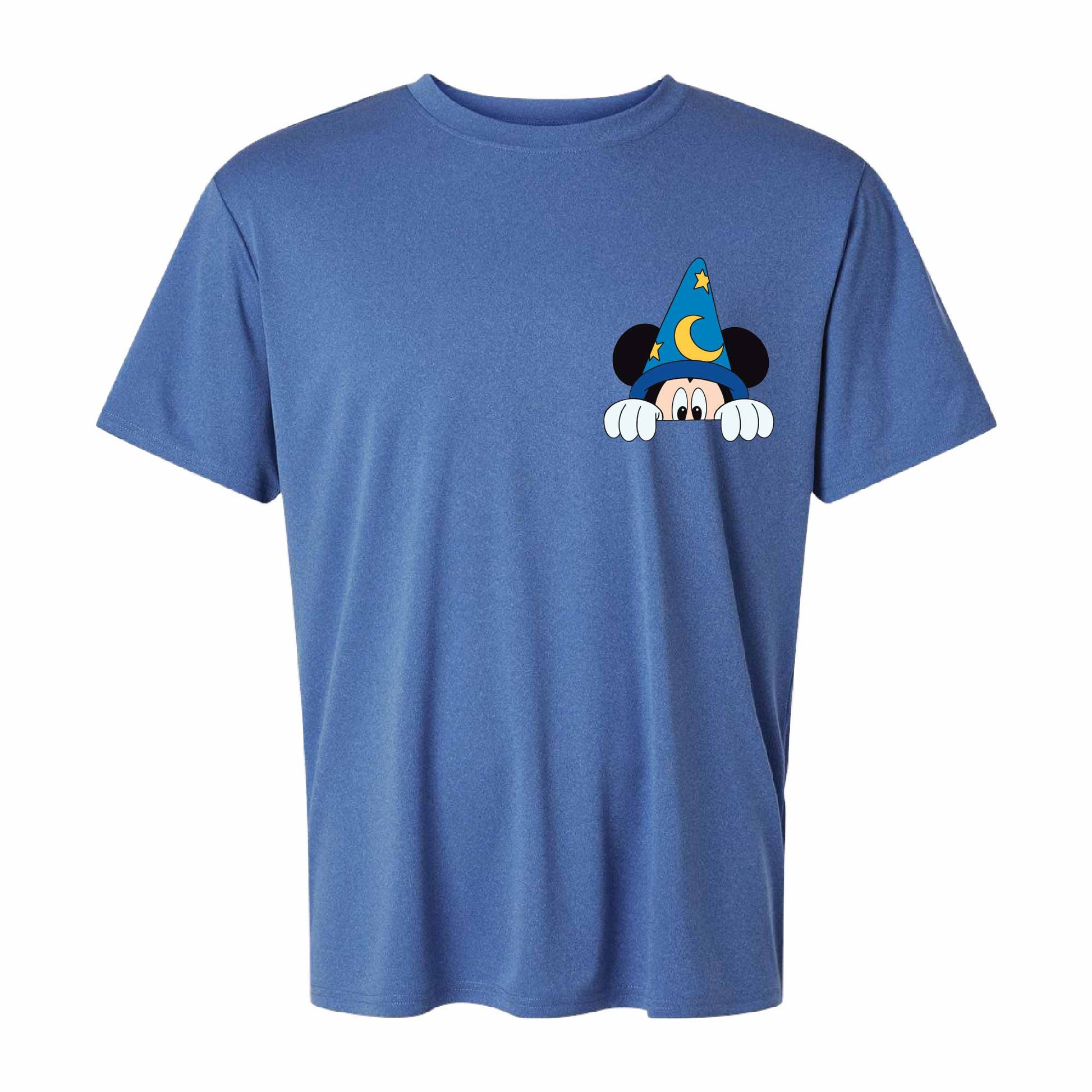 Sorcerer Mickey-Inspired 50+ UPF Unisex Dri-Fit Performance Short Sleeve Shirt 