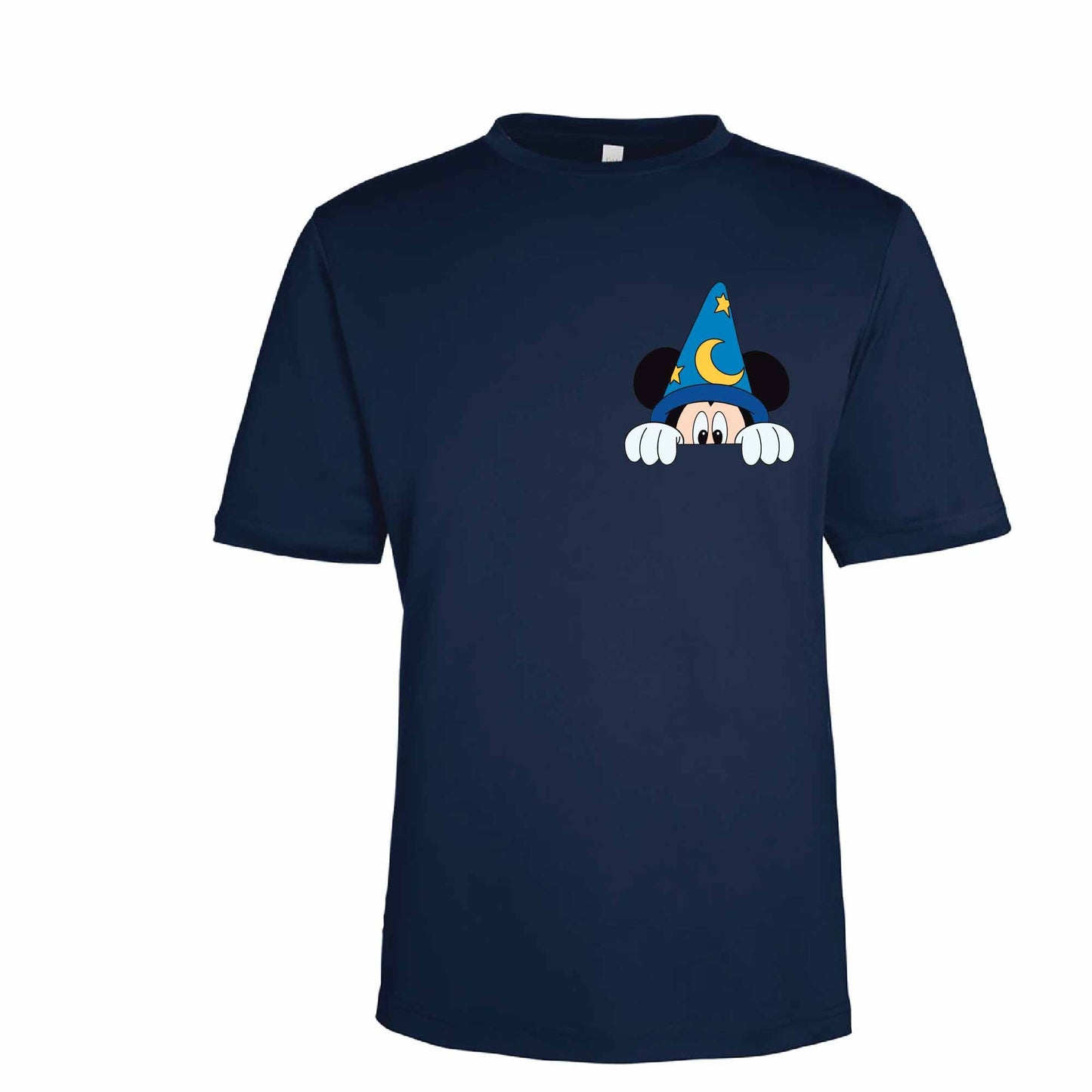 Sorcerer Mickey-Inspired 50+ UPF Unisex Dri-Fit Performance Short Sleeve Shirt 