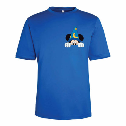 Sorcerer Mickey-Inspired 50+ UPF Unisex Dri-Fit Performance Short Sleeve Shirt 