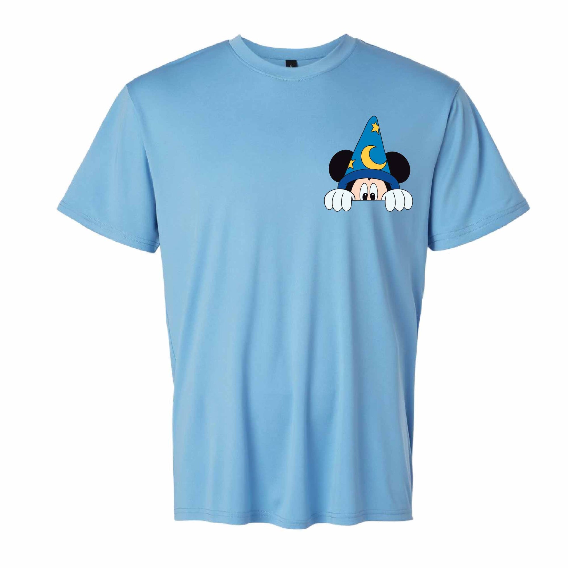 Sorcerer Mickey-Inspired 50+ UPF Unisex Dri-Fit Performance Short Sleeve Shirt 