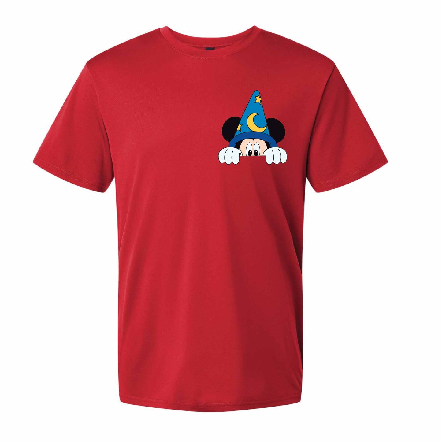 Sorcerer Mickey-Inspired 50+ UPF Unisex Dri-Fit Performance Short Sleeve Shirt 