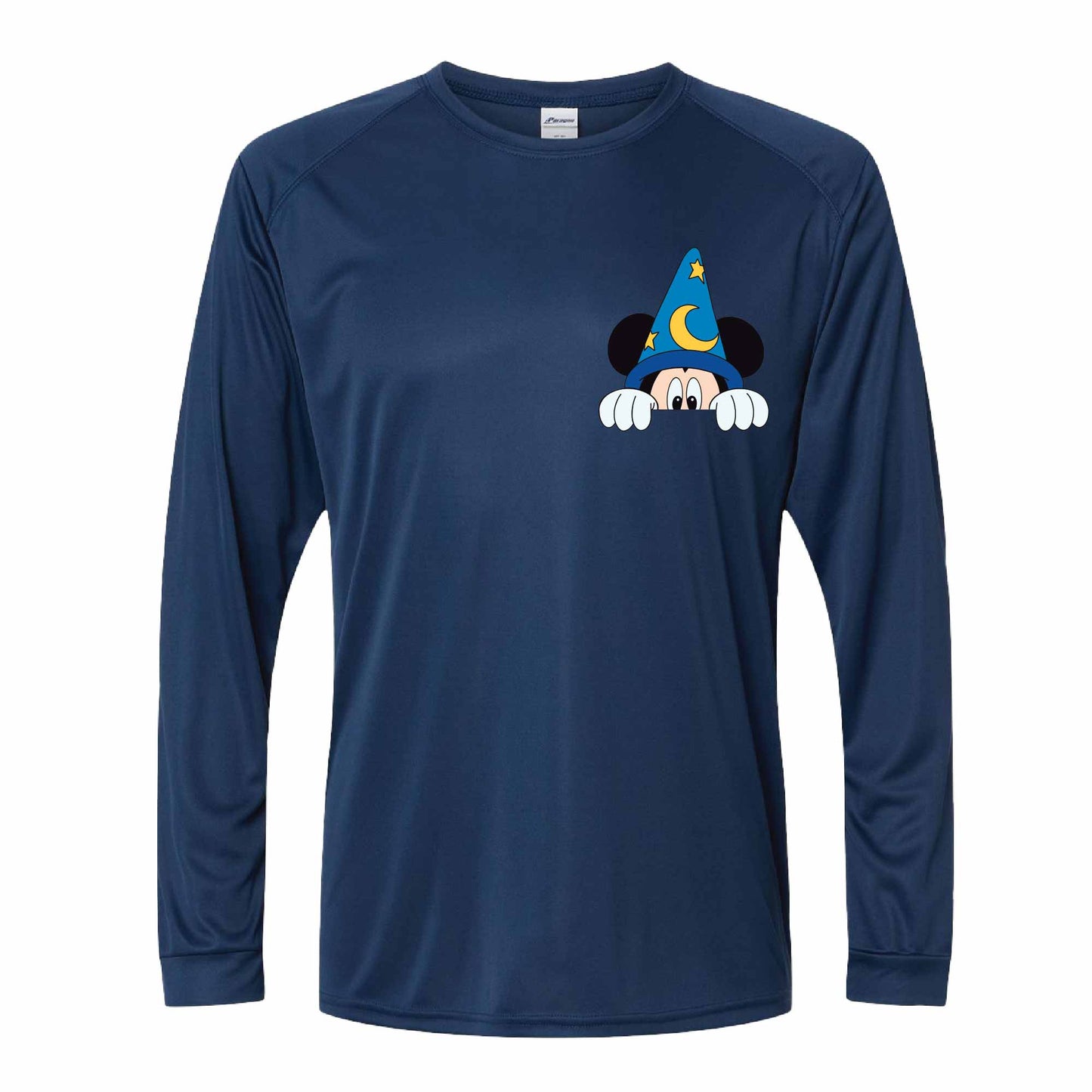 Sorcerer Mickey-Inspired 50+ UPF Unisex Dri-Fit Performance Long Sleeve Shirt 