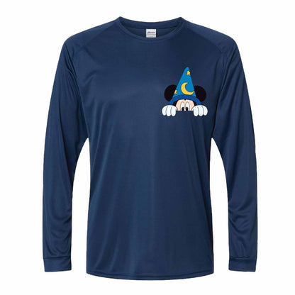Sorcerer Mickey-Inspired 50+ UPF Unisex Dri-Fit Performance Long Sleeve Shirt 