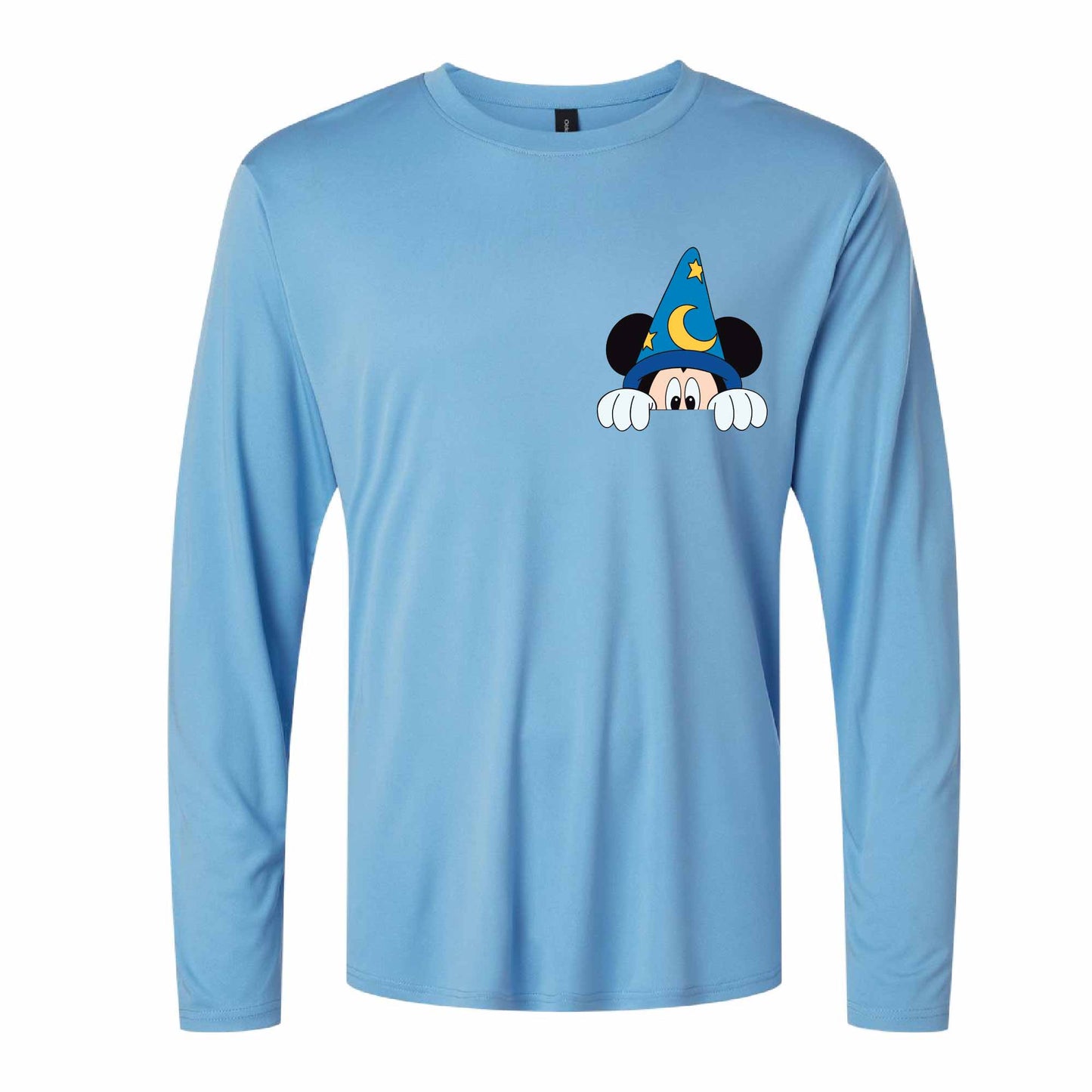 Sorcerer Mickey-Inspired 50+ UPF Unisex Dri-Fit Performance Long Sleeve Shirt 