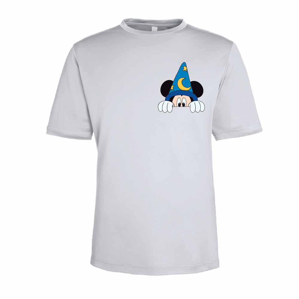 Sorcerer Mickey-Inspired 50+ UPF Unisex Dri-Fit Performance Short Sleeve Shirt 