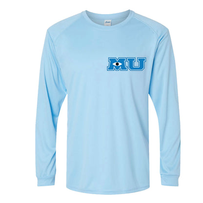 Monster University MonsterInc-Inspired 50+ UPF Unisex Dri-Fit Long Sleeve Shirt 