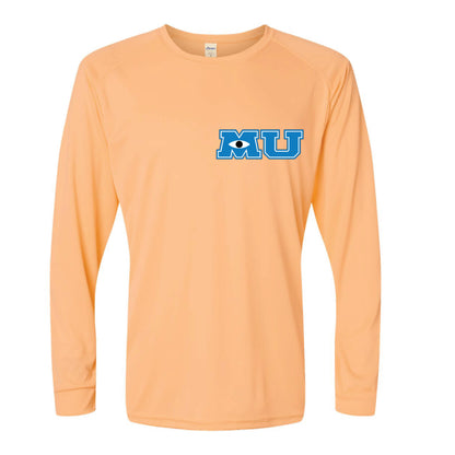 Monster University MonsterInc-Inspired 50+ UPF Unisex Dri-Fit Long Sleeve Shirt 