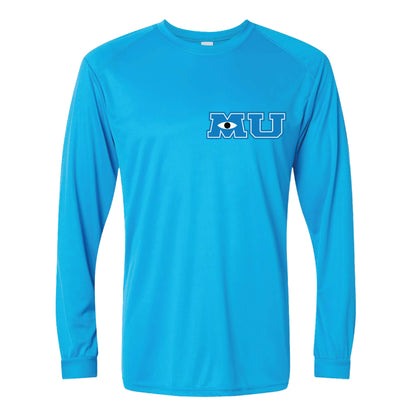 Monster University MonsterInc-Inspired 50+ UPF Unisex Dri-Fit Long Sleeve Shirt 
