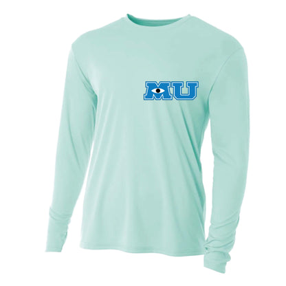 Monster University MonsterInc-Inspired 50+ UPF Unisex Dri-Fit Long Sleeve Shirt 